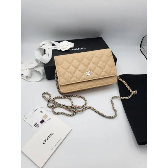 Wallet On Chain Timeless/Classique leather crossbody bag - Picture 2 of 3